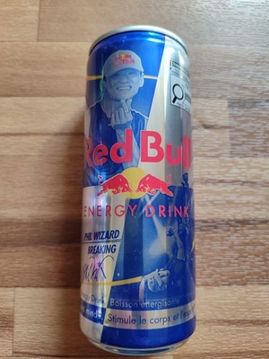 Red Bull Dose Phil Wizard Breaking Breakdancer Voll Full Can  Sammler Special CA
