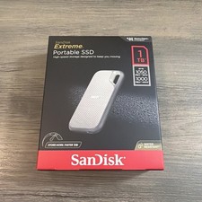 New SanDisk 1TB Extreme External Portable SSD Storage USB-C - Sealed in Box