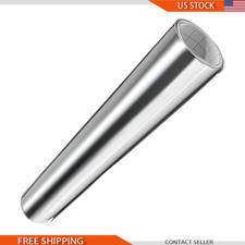 Chrome Mirror Vinyl Wrap Film 12x60 Silver Glossy Self-adhesive Sheet Air