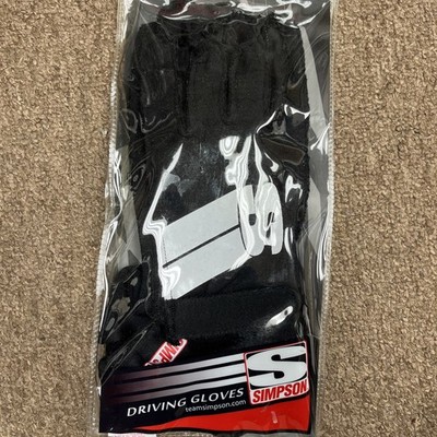 Simpson Racing Impulse Racing Gloves X-Large - Black #IMXK