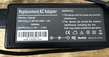 Acer Laptops Replacement AC Power Adapter Charger 19V 3.42A Model  PA-1700-02