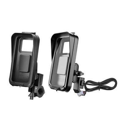 USB Type C Port Motorcycle Phone Chargers Mount Waterproof for 4- 6.7Inch Device