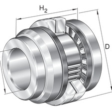 ZARN70130-L-TV INA Needle Bearings image