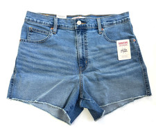 Levi Strauss Signature High Rise 3  Jean Cutoff Shorts WMN Size 12/31W NEW LEVIS