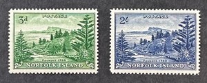 NORFOLK  ISLAND   23 - 24   Lovely   Mint   NEVER   Hinged  Set