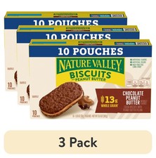  3 pack Nature Valley Biscuit Sandwiches, 10 Bars, 13.5 oz