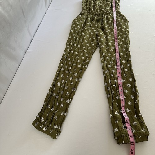 Forever 21 Green Strapless Jumpsuit with Elastic Waist NWT - Picture 5 of 12