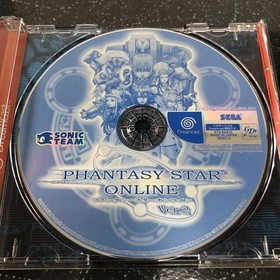 Boxed w Manual Phantasy Star Online Ver2 Dreamcast K4101 Japan 2p