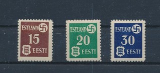 LS96445 Estonia definitives numerals fine lot MNH