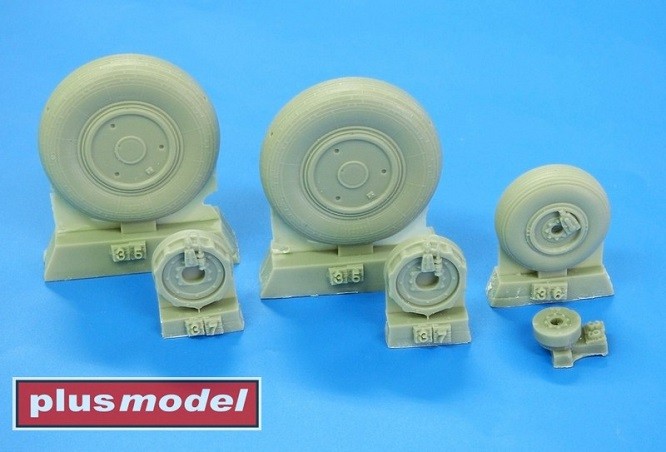 (X) Plus Model AL3009 - 1:32 MIG-21 Wheels Late - New