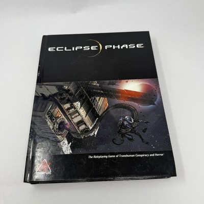 ECLIPSE PHASE RPG BOOK  - Transhuman Conspiracy and Horror Hard Cover
