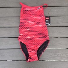 TYR Durafast Women Castaway Diamondfit Swimsuit 1 PC Red Sz 30 New
