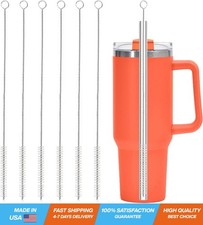 6-Pack 11.8" Extra Long Reusable Straw Cleaner Brushes for 40oz Tumblers