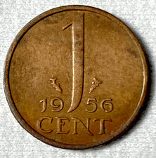 Imagen de 1956 Netherlands 1 cent vintage coin world coin collectible cent free shipping!!