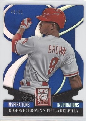 2014 Panini Donruss Elite Inspirations Die-Cut 46/91 Domonic Brown #36 0a1
