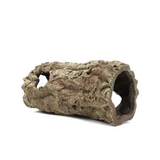 Reptile Terrarium Hideout Decor, Resin Wood Hide Decor for Reptiles, Fish, Amphi