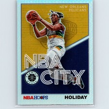 2019-20 Hoops Premium Stock Jrue Holiday #20 NBA City Holo New Orleans Pelicans