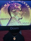 1955 LINCOLN CENT “ MAJOR CRACKED SKULL & HEAD” DDO , “L” on edge! Lot#107a — photo 5
