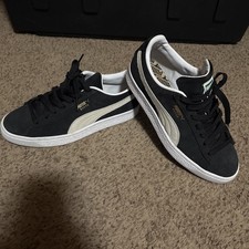 Puma Suede Classic Sneakers Shoes Men  s 7 Women  s 9 Black 374915-01