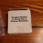 History Channel Greatest Battles Of World War II Commemorative Display Medallion — photo 2