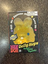 NEE DOH Jelly Hops Scented Squishy Bunny Yellow Toy. Brand New.