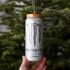 Monster Energy Can Ornament Cap – 3D Printed Christmas Tree Topper Lid for 0.5L