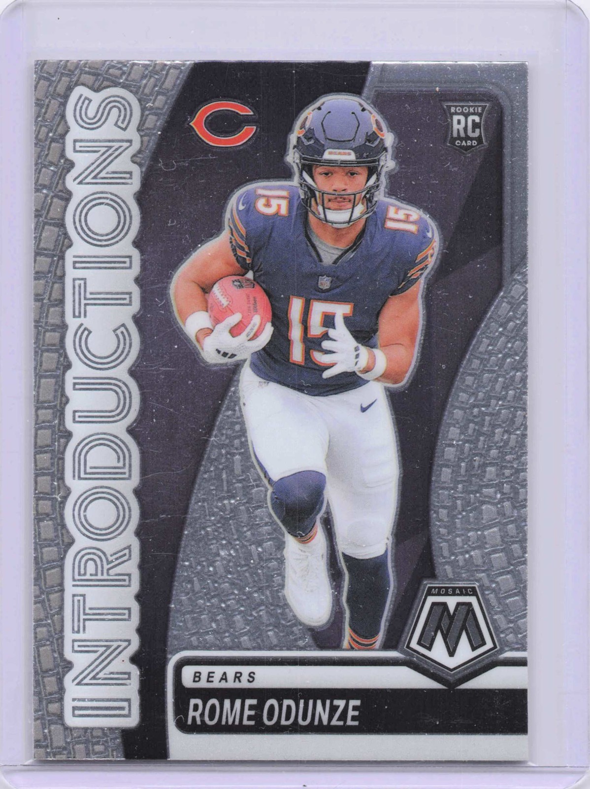 2024 Panini Mosaic #2 Rome Odunze Introductions RC Rookie Bears