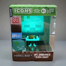 Paladone Minecraft Drowned Icon Light 005 LED Night Light Collectible NIB