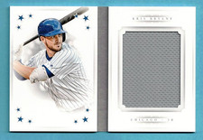 Kris Bryant Jumbo Jersey Booklet 2016 National Treasures #SBM-KB #d /25 OV472