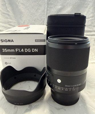 Sigma Art 35mm 1.4 DG DN Art Sony E-Mount Objektiv - Sehr guter Zustand - OVP