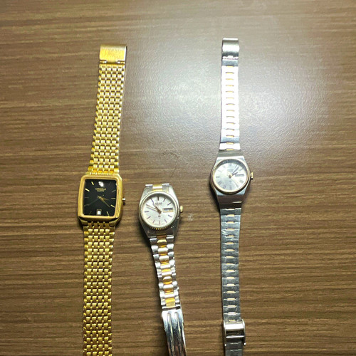 NON WORKING women’s Seiko & Caravelle Lot of 3 Watches