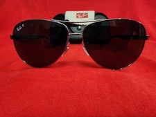         Ray-Ban Aviator Sunglasses RB8313 004/N5 61-13 Gray/Green 
