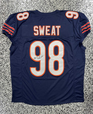 MONTEZ SWEAT signed autographed CHICAGO BEARS Game Cut Jersey w/ COA JSA