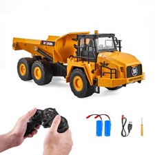 Ferngesteuerter Muldenkipper Spielzeug RC Baufahrzeug 11CH Maßstab 1:16
