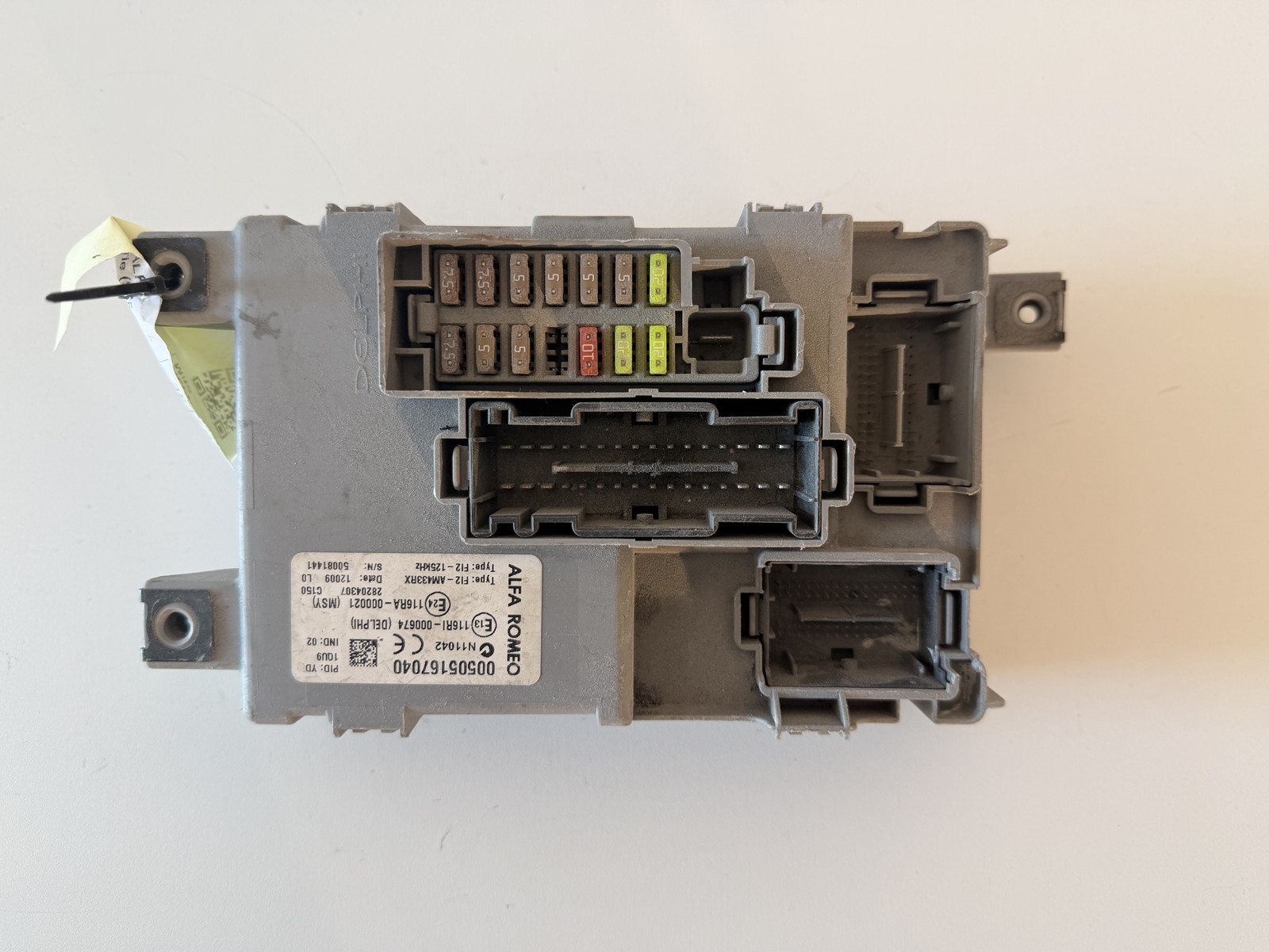 BODY COMPUTER PER ALFA ROMEO Mito Serie (955_) 505167040 (08>)
