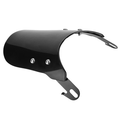 _Motorcycle 5-7in Headlight Headlamp Retro Windscreen Windshield Deflector For