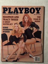Playboy Magazine May 1991 • Famous Tweed Sisters• George Steinbrenner Interview 