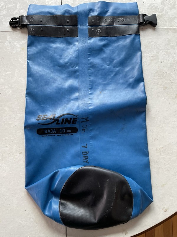 Seal Line Dry Bag Baja 10  HD Heavy Duty Blue Made in USA