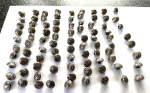 Vintage French Military style Button from the fifties