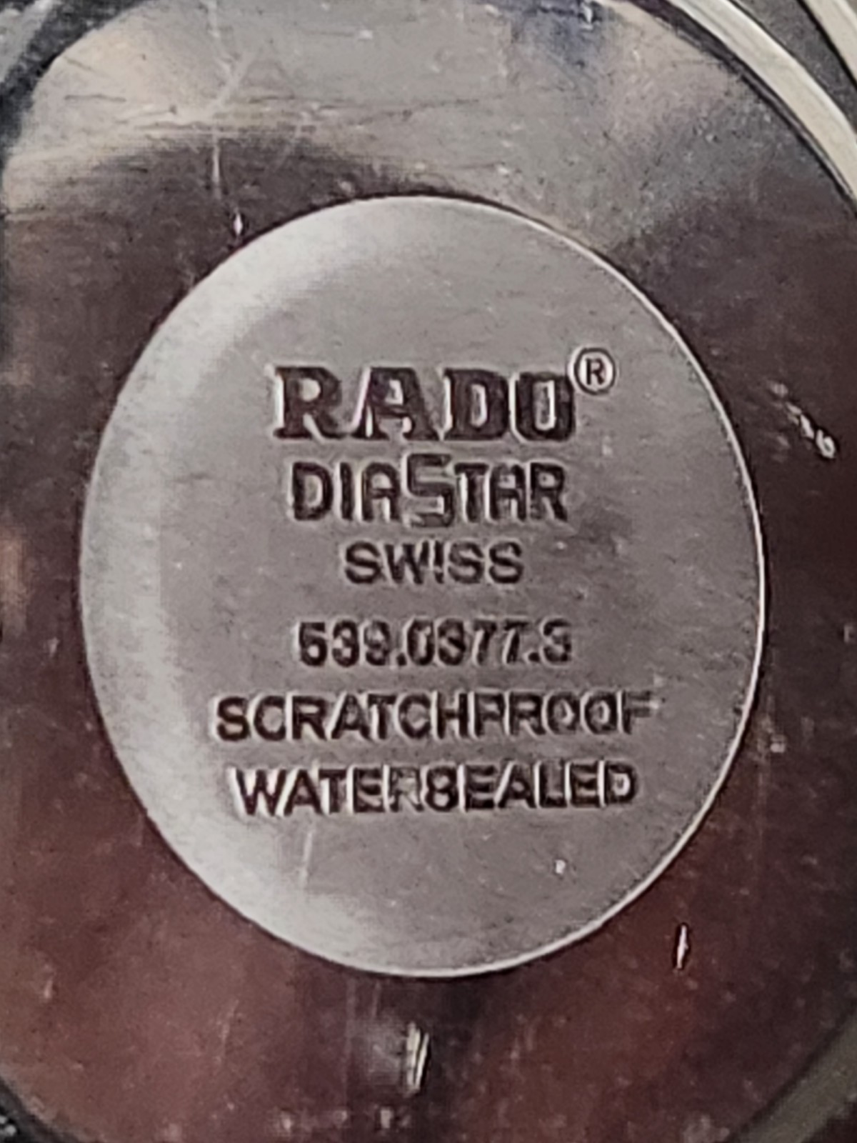 Rado Diastar Diamaster Chronograph Quartz 41mm 539. 0377. 3 New Batteries image 3