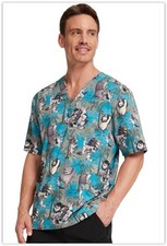Where The Wild Things Are Cherokee Tooniforms Unisex Scrub Top - Size XL - NWT