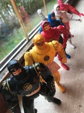 MMPR Power Rangers 6 NINJA original Bandai 1995 figures lot