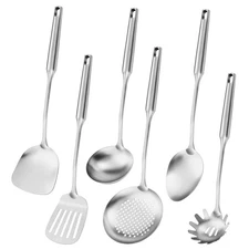 304 Stainless Steel Cooking Utensil,Kitchen Kitchen Utensil with Spatula, Sol...