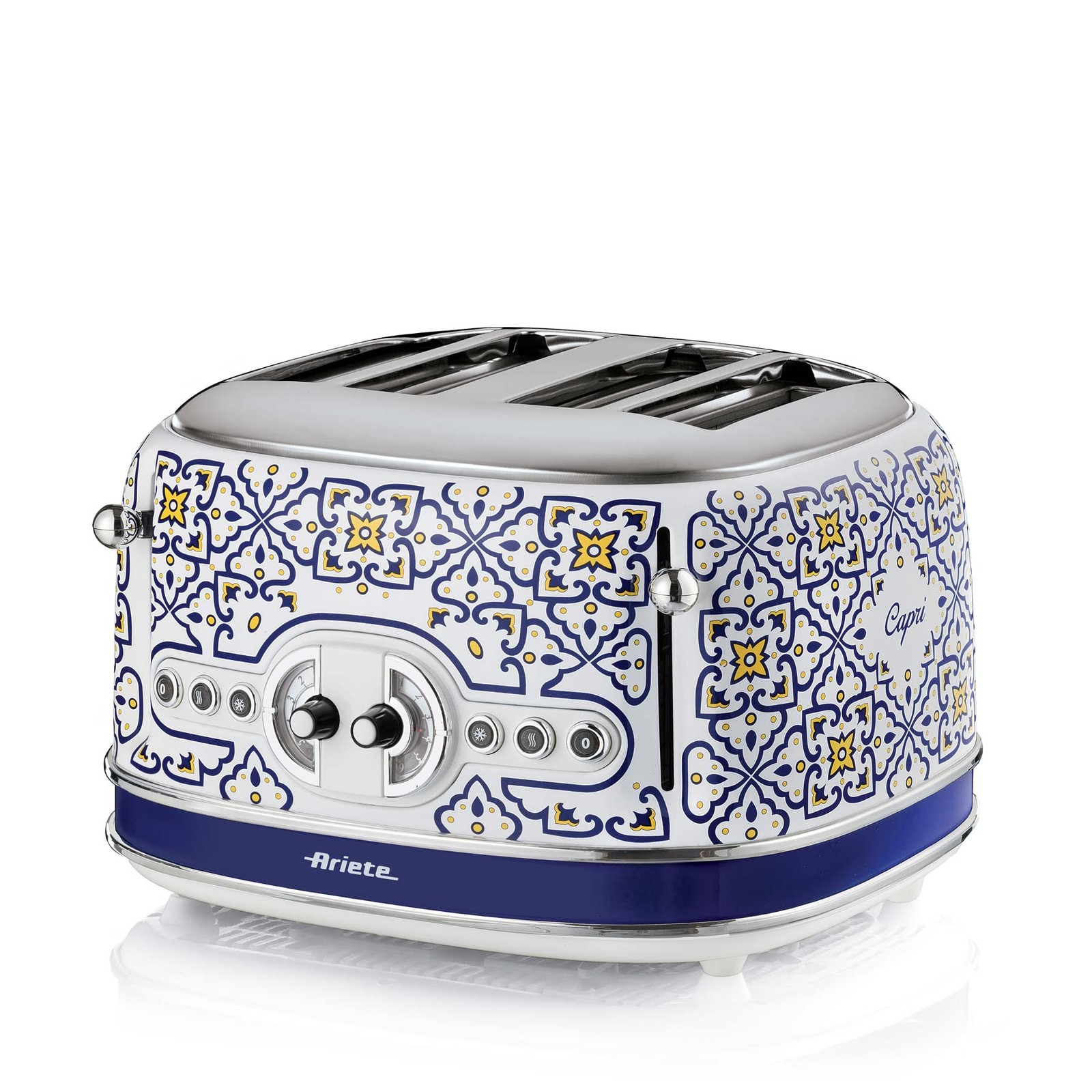 Ariete Tostapane Capri 4 fette 156 1630W 6 livelli doratura + defrost no pinze