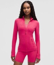 Lululemon Define Jacket Raspberry Coulis Size 10 NWT Full Zip