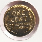 Rare Old Antique 1939 US Lincoln 24k Gold Plated Cent Penny Collection Coin USA — photo 2