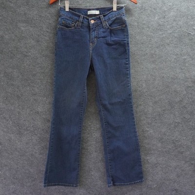 VTG Levi's 512 Jeans Womens Petite 4P Mid-Rise Slim Bootcut Stretch Denim Y2K