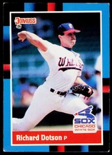 1988 Donruss #124b Richard Dotson