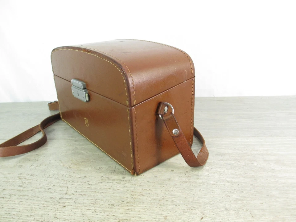 FUNDA PARA CÁMARA DE CINE VINTAGE B&H CUERO MARRÓN 8 MM Foto 3 de 4