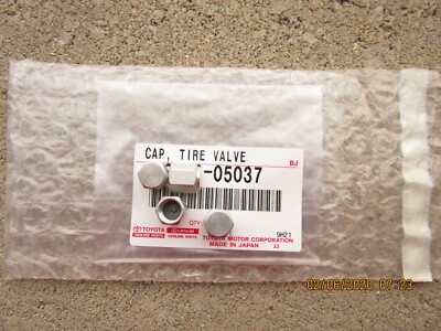 FITS: 13 - 20 LEXUS ES300H TIRE VALVE STEM ALUMINUM CAP OEM QTY = 4 BRAND NEW
